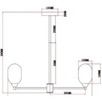 Подвесная люстра Moderli Gracy V10847-6P