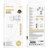 Наушники Borofone BM93 Lightning (белый)