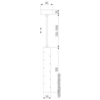 Подвесная люстра Elektrostandard 50214/1 LED (черный жемчуг)