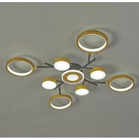 Припотолочная люстра Escada 10206/9LED (черный/золото)