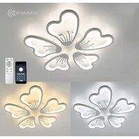 Припотолочная люстра Estares Glory 100W 5F-APP-625х70-WHITE/WHITE-220-IP20