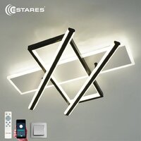 Припотолочная люстра Estares Palla 110W 3S-APP-500x460x80-BLACK/WHITE/CLEAR-220-IP20