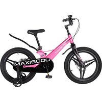 Детский велосипед Maxiscoo Space Deluxe 18 2026 MSC-S1853D (розовый глянцевый)