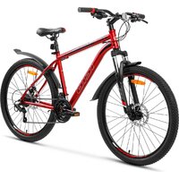 Велосипед AIST Quest Disc 26 р.20 2024 (разобранный, красный/черный)