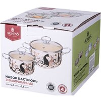 Набор кастрюль Agness 934-710