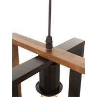 Подвесная люстра BayerLux Кристофер 10777267 (черный/коричневый)