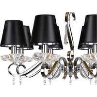 Подвесная люстра iLamp Stella RM1684/8 (хром)