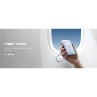 Внешний аккумулятор Ugreen MagFlow PB773 10000mAh (голубой)