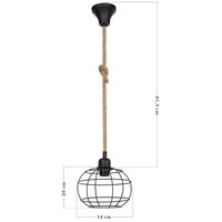 Подвесная люстра Toplight Adella TL1600H-01BK