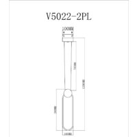 Подвесная люстра Moderli Store V5022-2PL