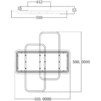 Припотолочная люстра Escada Space 10215/S LED