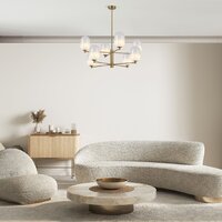 Подвесная люстра Евросвет 60161/8 (латунь)