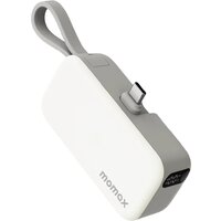 Внешний аккумулятор Momax 1-Power Mini 3-in-1 USB-C IP130 5000mAh (белый)