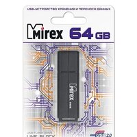 USB Flash Mirex Color Blade Line 64GB (черный) [13600-FMULBK64]