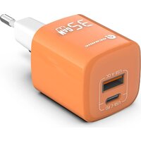 Адаптер питания Atomic Crystal G351 GAN 35W USB Type-C (оранжевый)