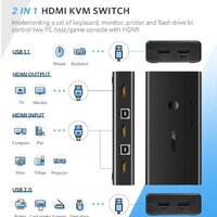 KVM переключатель Ugreen 50744