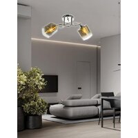 Люстра средней высоты Aitin Pro НПБ 02-2x60-101 6011/2 (хром)