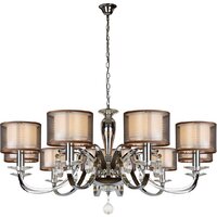 Подвесная люстра iLamp Mario RM16001/10 (хром)