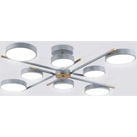 Подвесная люстра Ambrella light FL516339/8 GR/CP (серый/медь)