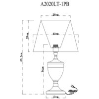 Ночник Arte Lamp A2020LT-1PB