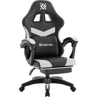 Игровое (геймерское) кресло Defender Runa Pro (черный/белый)