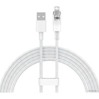 Кабель Baseus Explorer Series Fast Charging Cable with Smart Temperature Control 2.4A USB Type-A - Lightning (2 м, белый)