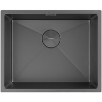 Кухонная мойка ZorG Zerox 54 U / IF Zurinox PVD Gunblack