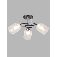 Припотолочная люстра Aitin Pro НПБ 02-3x60-101 K2246/3 (черный/хром)