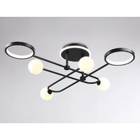 Люстра средней высоты Ambrella light Comfort FL66232/6 BK (черный)