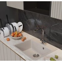 Кухонная мойка Mixline ML-GM15 551918 (белый)