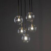 Подвесная люстра TK Lighting Nilos 5943 (золото/черный)
