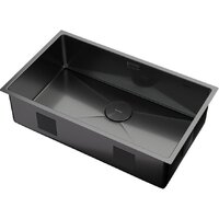 Кухонная мойка ZorG Zerox 74 U / IF PVD Gunblack
