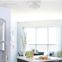 Припотолочная люстра Estares DLR 25W R-280-CW-WHITE/WHITE-220-IP44