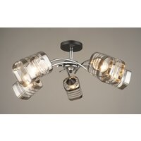 Люстра средней высоты Mirastyle SX-N-3532/5 CH+BK