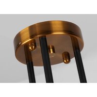 Подвесная люстра DeLight Collection Bistro Globe 9389P/6 (black/gold)