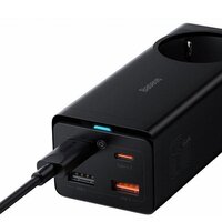 Сетевое зарядное Baseus GaN3 Pro Desktop Powerstrip AC+2U+2C 65W PSZM000901