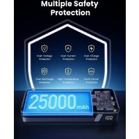 Внешний аккумулятор Ugreen PB205 25000mAh (серый)