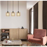 Подвесная люстра Escada Grid 10190/3S E27*40W Gold