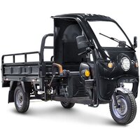 Грузовой электроскутер Rutrike D4 Next кабина 1800 60V 1500W (черный)