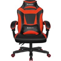Игровое (геймерское) кресло Defender Master (черный/красный)