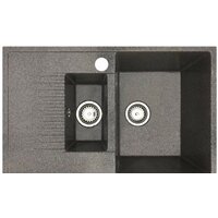 Кухонная мойка БелЭворс Forma R + смеситель W74004-9 + дозатор L405-1 (серый/сатин)