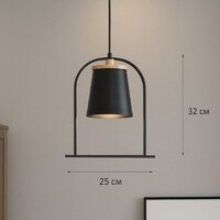 Подвесная люстра Home Light Астерия A014-0-B (черный)