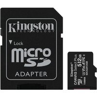 Карта памяти Kingston Canvas Select Plus microSDXC 512GB SDCS2/512GB (с адаптером)