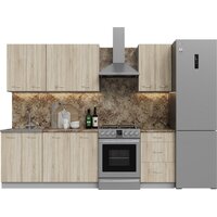 Готовая кухня Кортекс-мебель Корнелия Лира 1.9 (дуб сонома/мадрид)