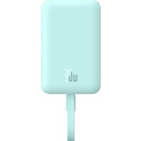 Внешний аккумулятор Baseus Magnetic Fast Charge Power Bank Type-C Edition 30W 10000mAh (мятный)