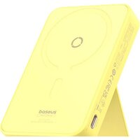 Внешний аккумулятор Baseus MagPro Magnetic Bracket Wireless Fast-Charging Power Bank 20W 5000mAh (желтый, китайская версия)