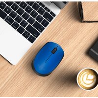 Мышь Logitech M171 (синий/черный)