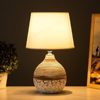 Торшер Risalux Иллирия 9947726 (белый/кофейный)