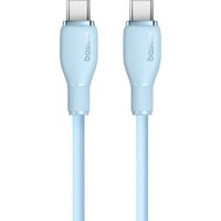Кабель Baseus Pudding Series USB Type-C - USB Type-C (1.2 м, голубой)