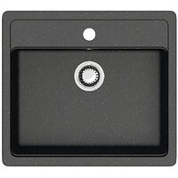 Кухонная мойка Berge BR-5750 + Like F8007122 (черный)
